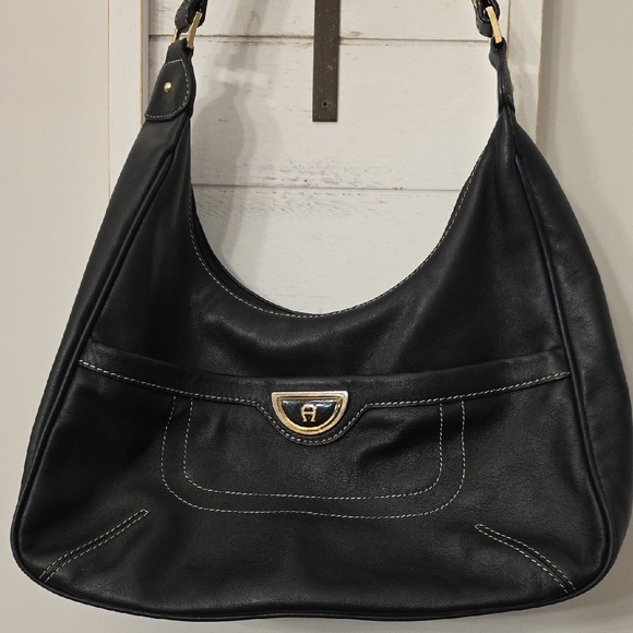 Etienne Aigner Vintage Leather Bag - Picture 1 of 10